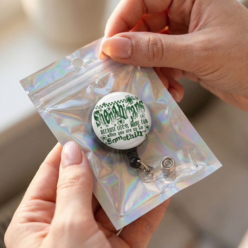 Mischief Maven Swapfinity Retractable ID Badge Reel - unboxing