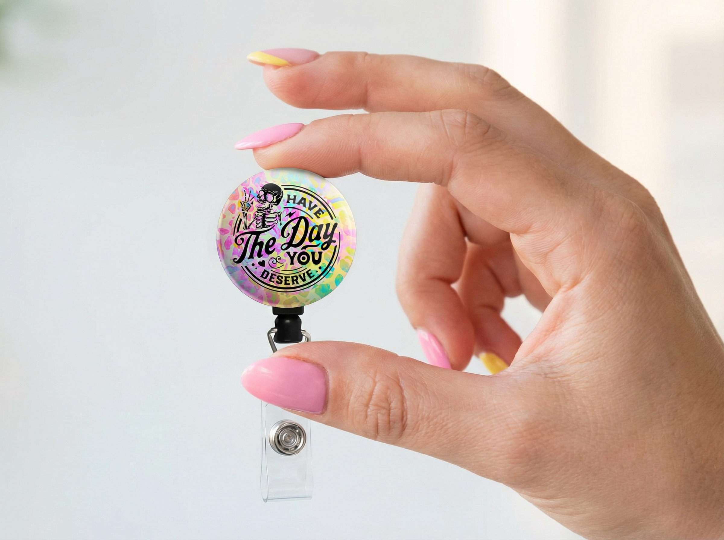 You Have the Day You Deserve Rainbow Leopard Topper - - Topperswap