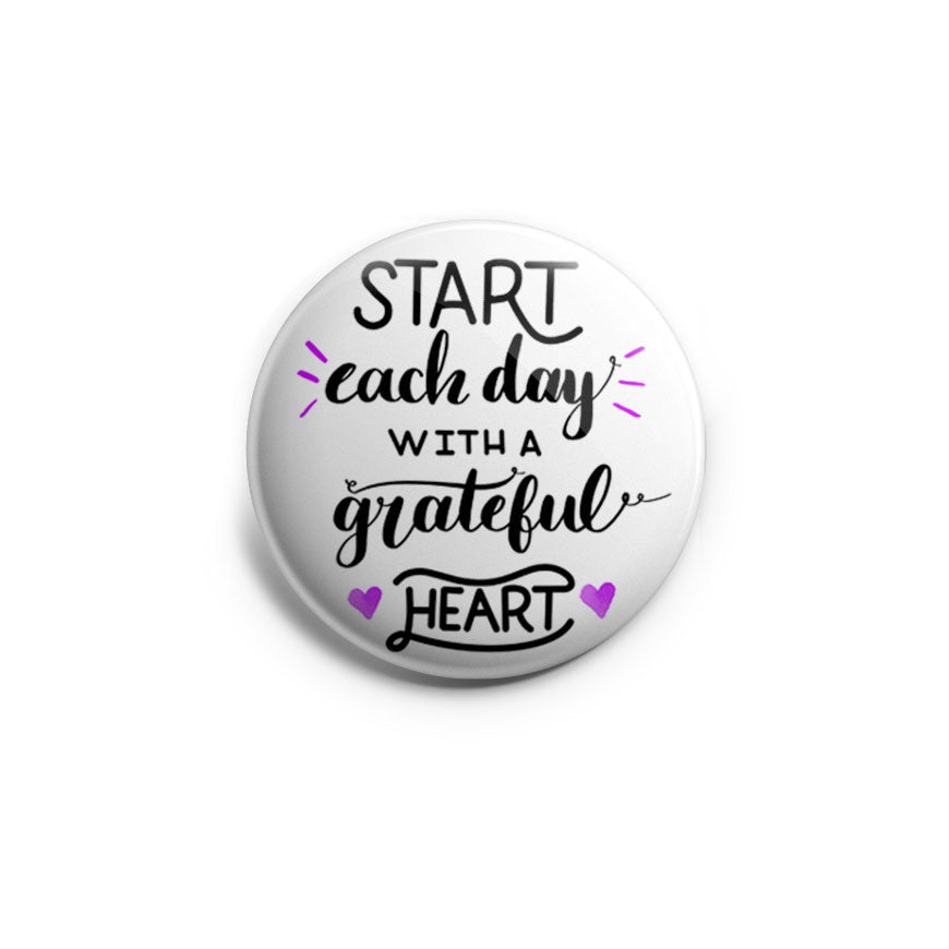 Start Each Day With a Grateful Heart Topper - Classic Shine - Topperswap