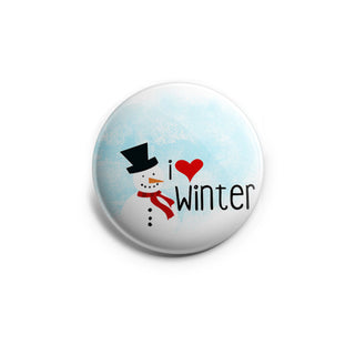 I Love Winter Topper