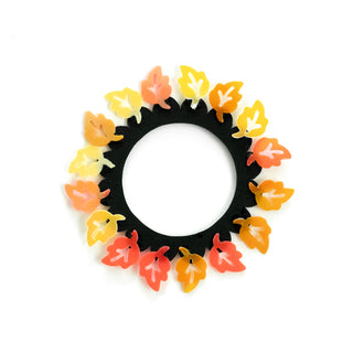 Iridescent Effect Fall Leaves Swapfinity Swapper Frame