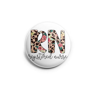 RN Nurse Leopard Topper