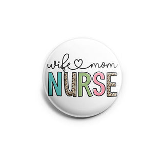Wife Mom Nurse Leopard Topper