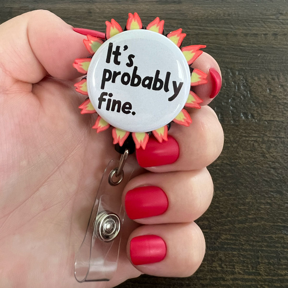It's Fine, I'm Fine, Everything's Fine, Badge Reel, Funny Badge Reel, Cute  Badge Reel, Gift for Nurses,retractable Reel -  Canada
