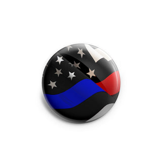 Beautiful Thin Blue & Red Line Flag Topper