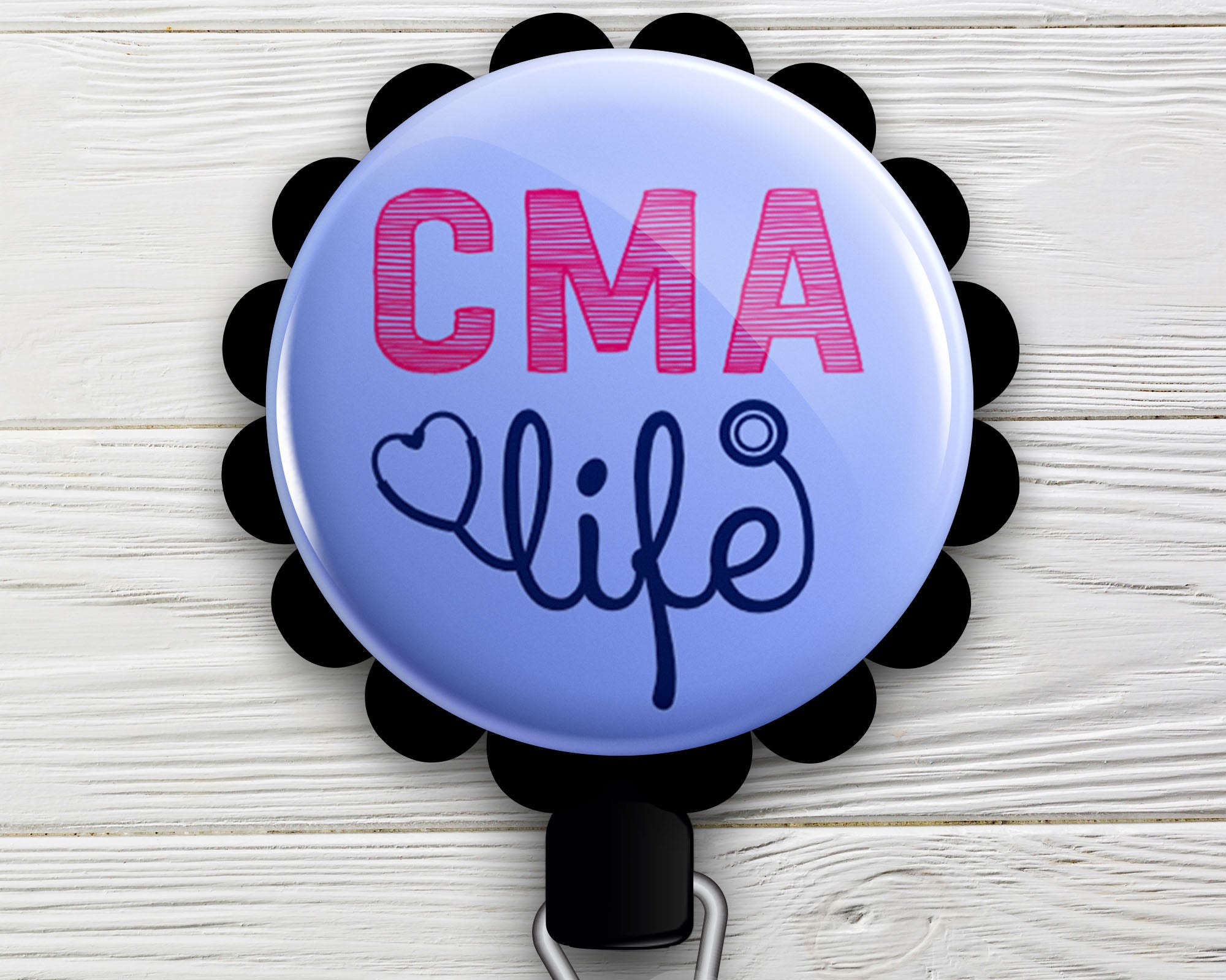 CMA Life Retractable ID Badge Reel • Gifts for CMA • Gift for