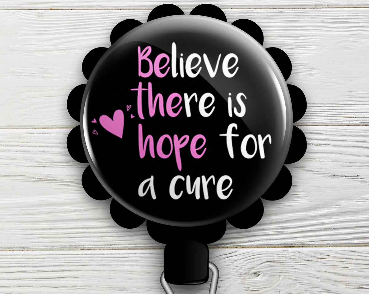 Be The Hope Retractable ID Badge Reel • Breast Cancer Awareness Month -  Topperswap