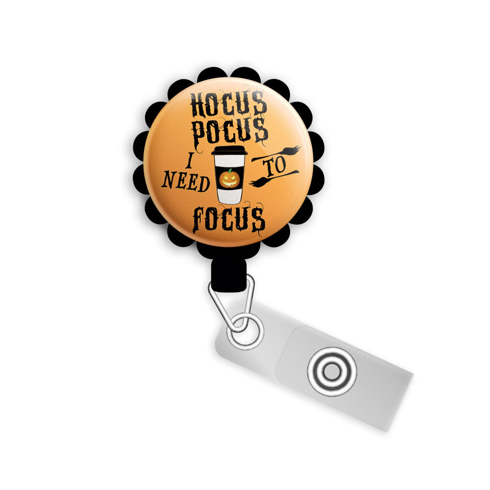 Happy Halloween • Funny Pun Fall Swappable Retractable ID Badge