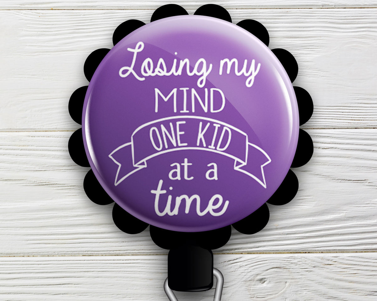 Mom Life Is The Best Life Retractable ID Badge Reel • Funny Gift for Nurse Mom ID Badge Holder