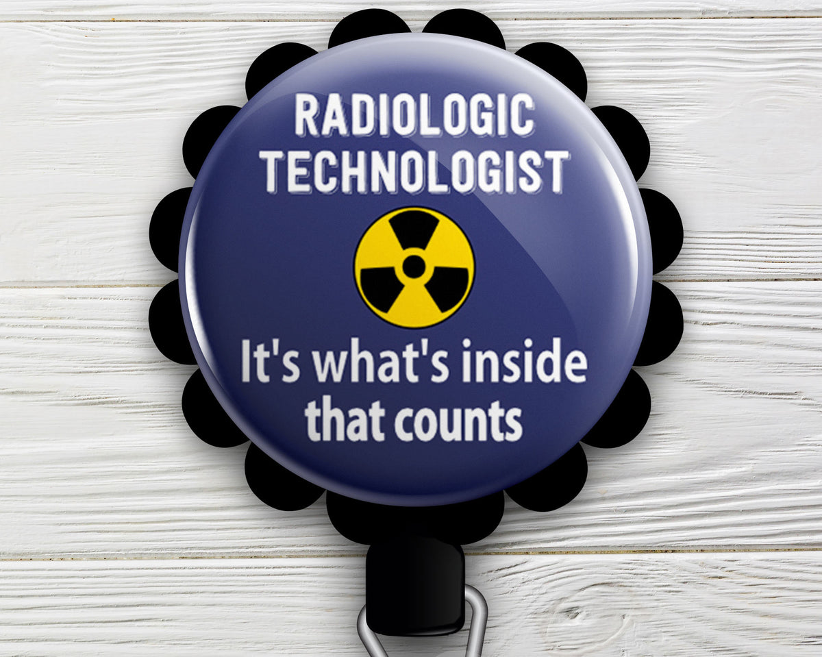 Radiologic Technologist Retractable ID Badge Reel • X-Ray Tech, X Ray -  Topperswap