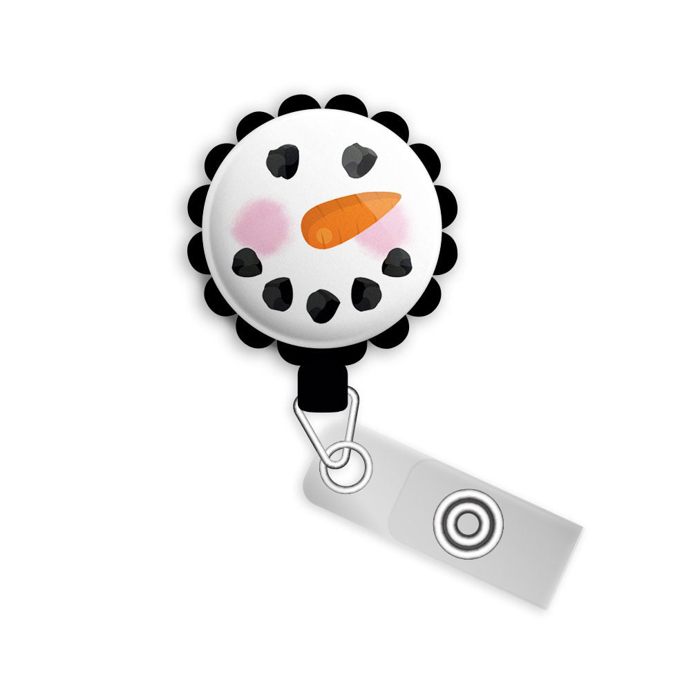 Shivers the Snowman Retractable ID Badge Reel • Christmas Badge Reel • Swapfinity -  - Topperswap