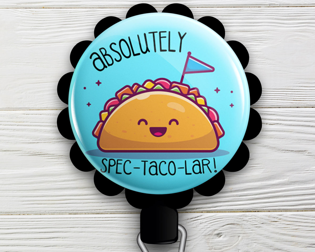 All Tagged Taco ID Badge Holder - Topperswap