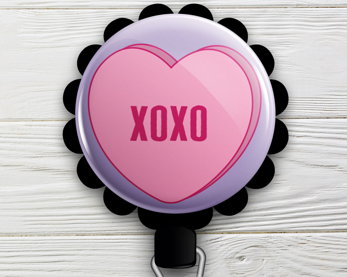 Ways to My Heart Retractable ID Badge Reel • Valentine's Day • Funny A -  Topperswap