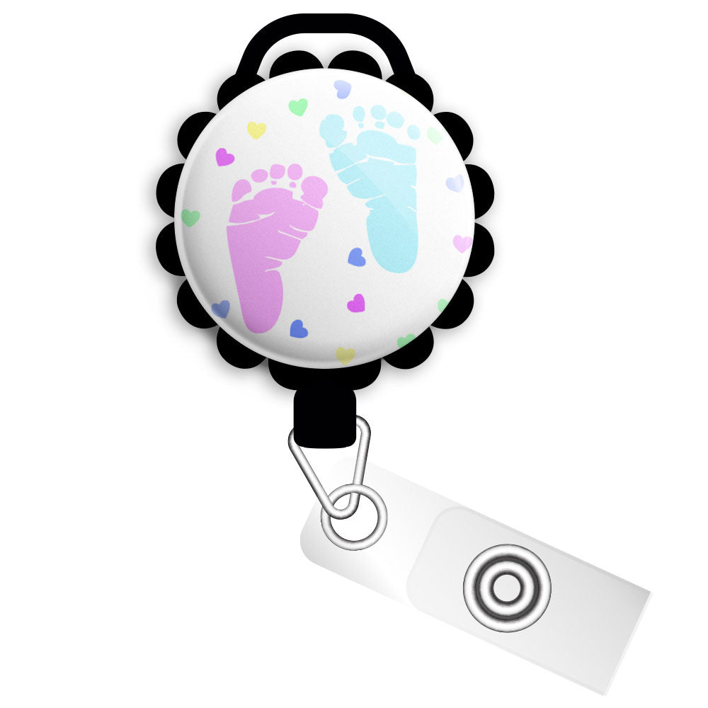 Love Baby Feet Retractable ID Badge Reel • NICU Nurse Gift, Neonatal, -  Topperswap