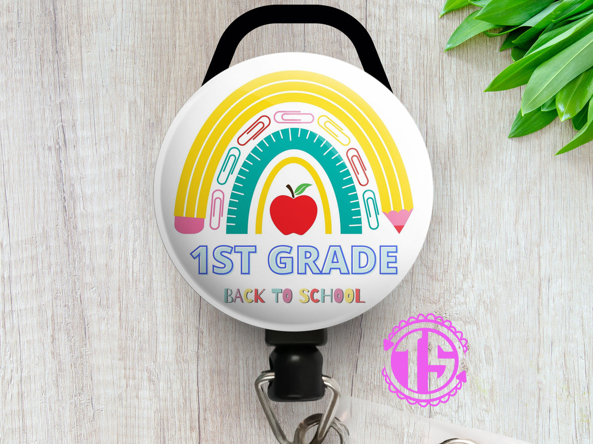 Watercolor Floral Badge Reel - Ultrasound Tech Badge Reel-Name Badge Reel - Sonographer Badge Holder-Personalized Badge Holder - Rdms -ST118