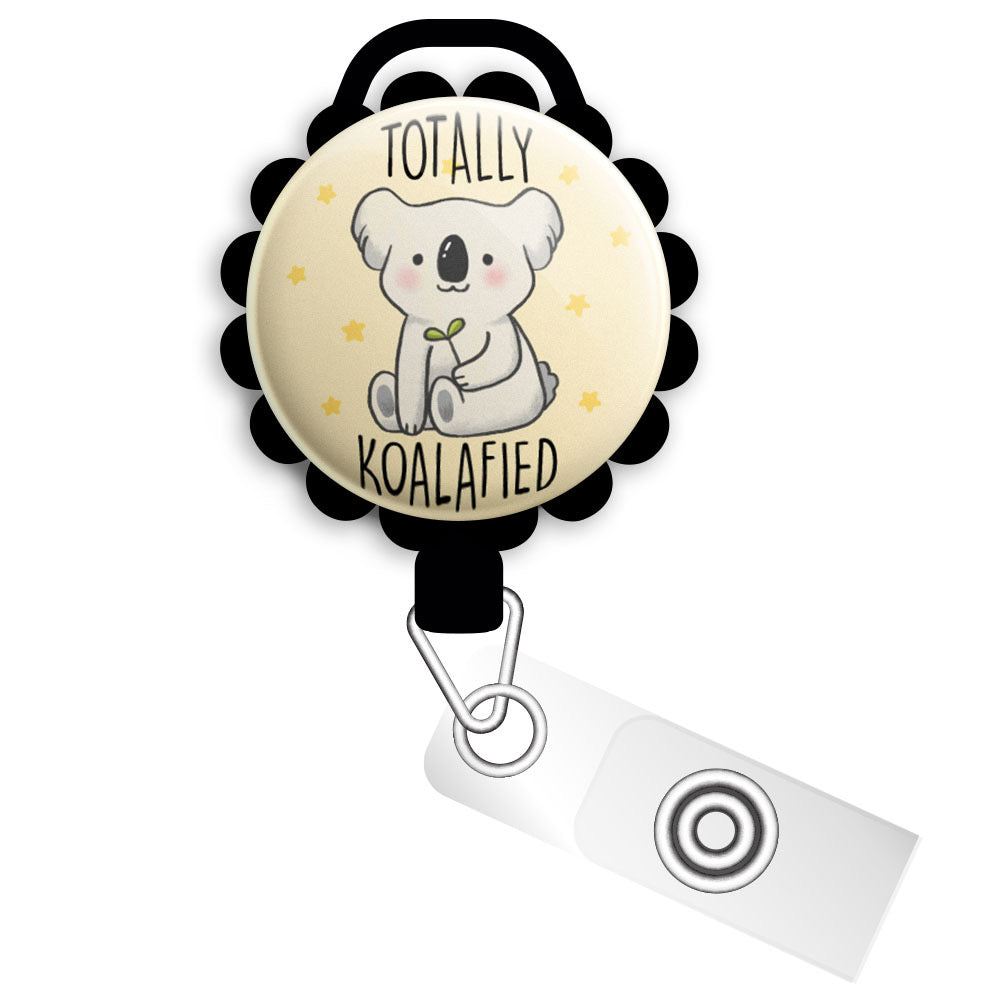 Koalafied • Funny Graduation Gift • Nurse Student Retractable ID