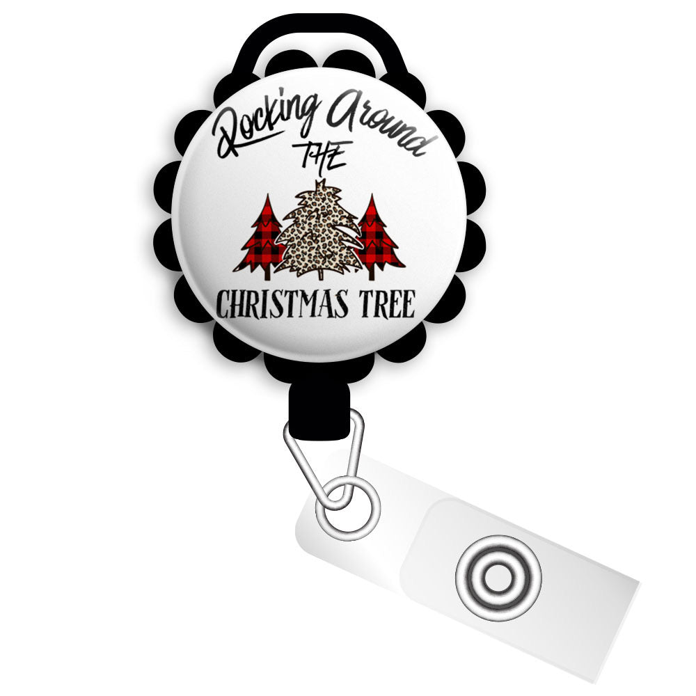 Christmas Badge Reel Christmas Tree Badge Reel Holiday Badge Reels