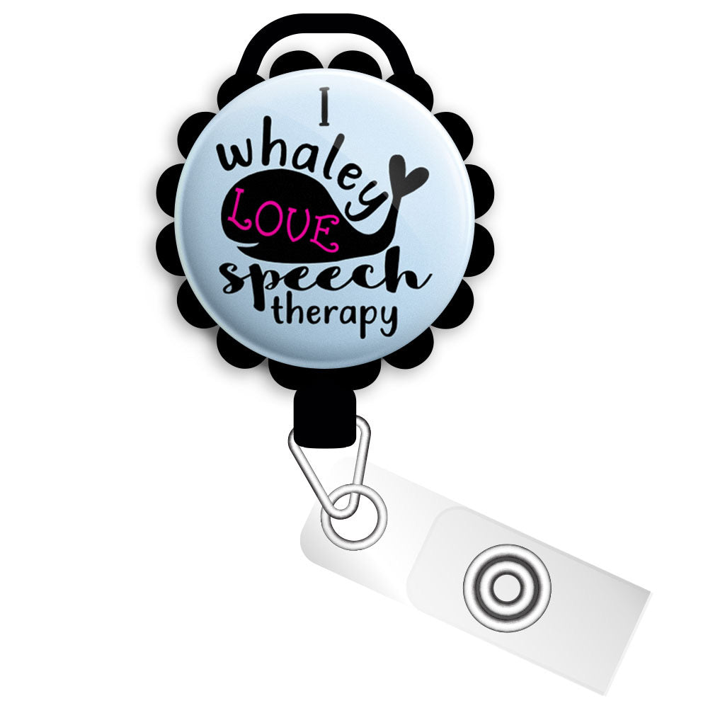 I Whaley Love Speech Therapy Retractable ID Badge Reel • Gift for SLPs -  Topperswap