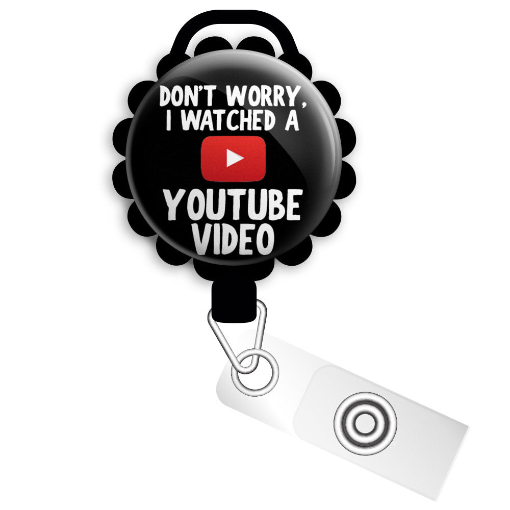 Youtube Video Retractable ID Badge Reel • Funny Nurse Gift, RN, Physician, Doctor, Funny Surgeon Gift, Nurse Anesthetist • Swapfinity - - Topperswap