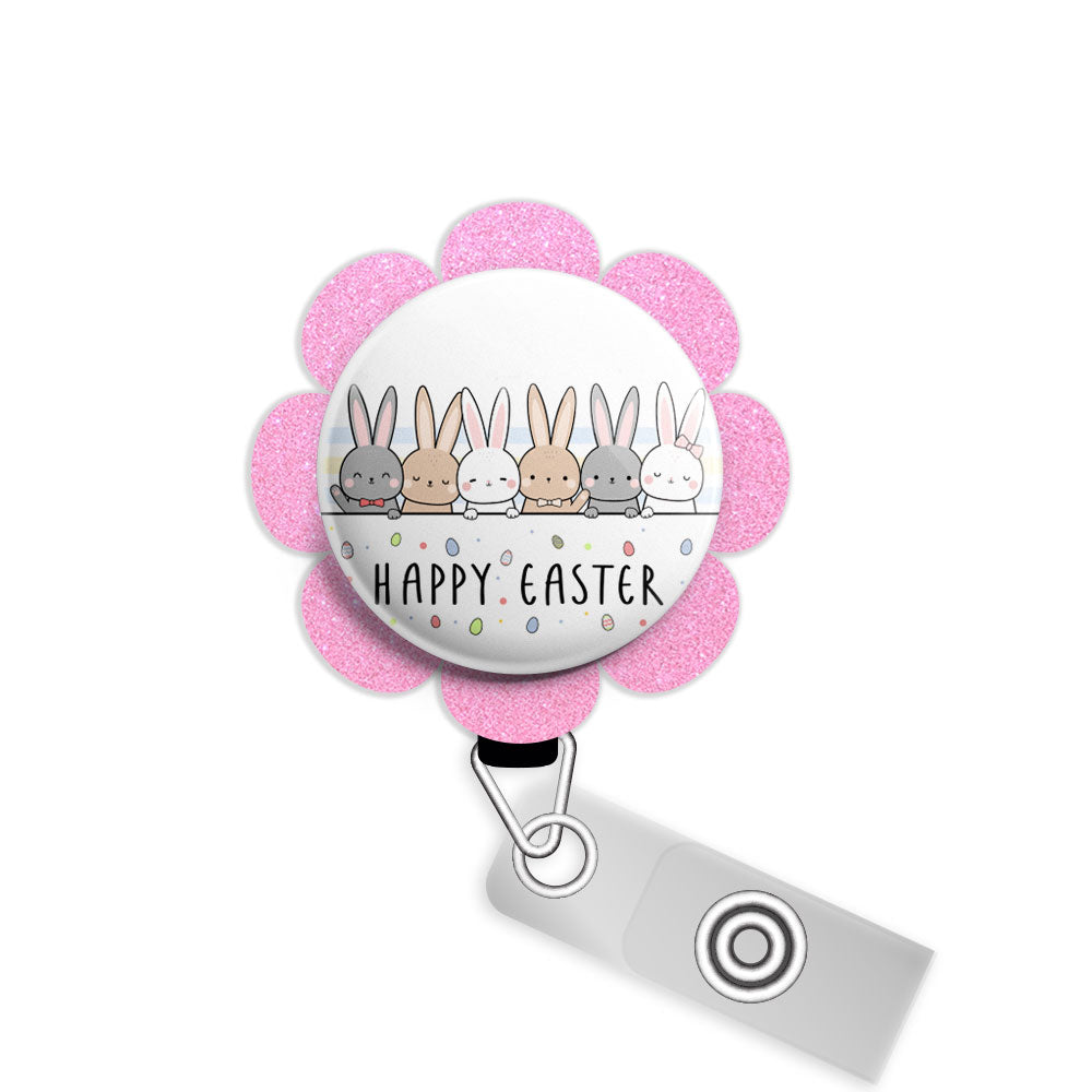 Bunny Line Starter Bundle (Save 5%) • Cute Easter Bunny Badge Reel • Spring  Rabbit ID Holder • Swapfinity