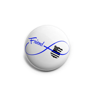 Infinity Thin Blue Line Friend Topper