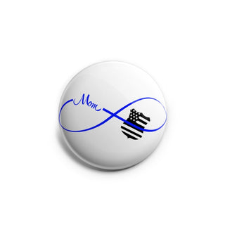 Infinity Thin Blue Line Mom Topper