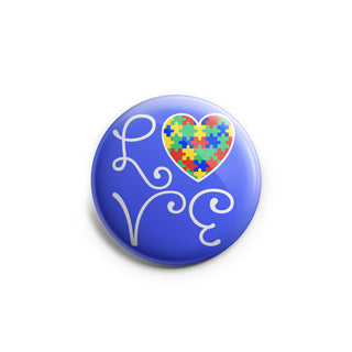 Autism Heart LOVE Symbol Topper