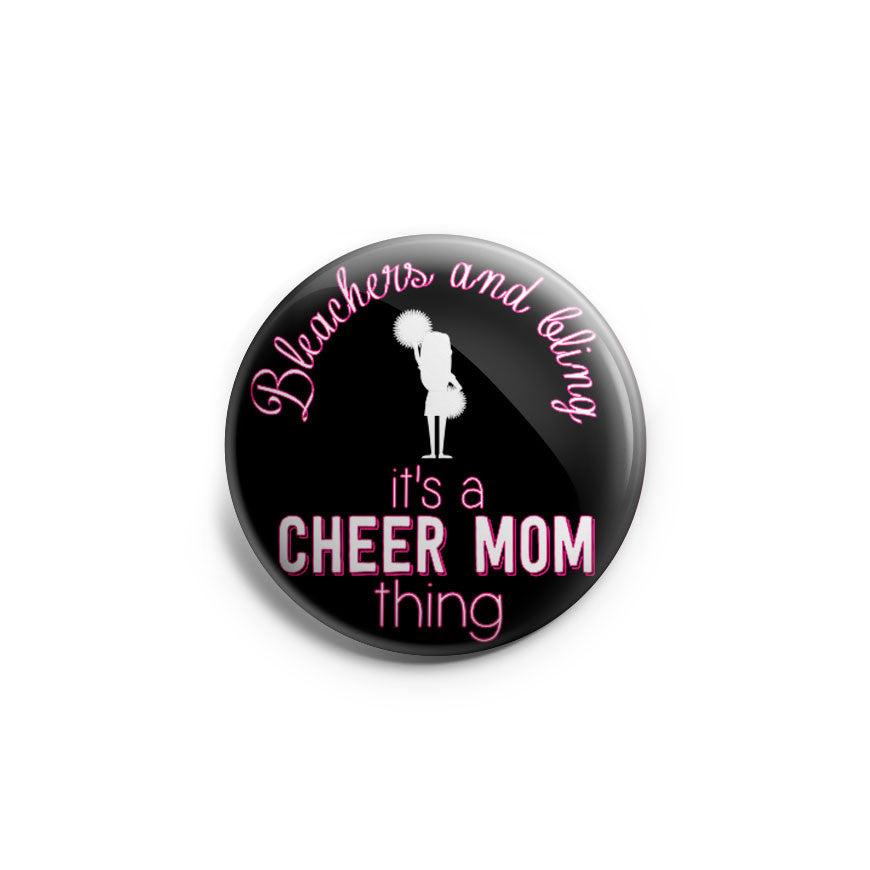 Cheer Mom Retractable ID Badge Reel