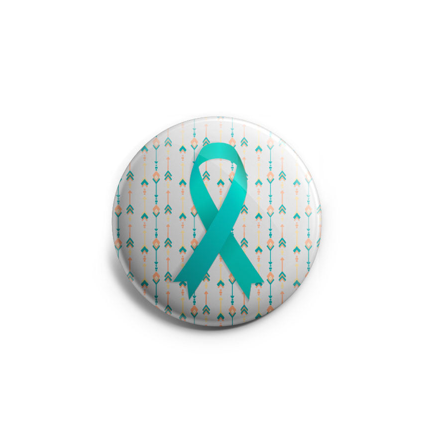 Ovarian Cancer Ribbon Topper - Classic Shine - Topperswap