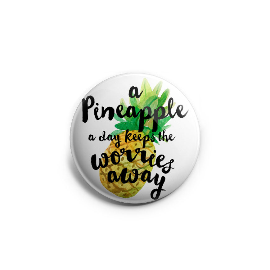 A Pineapple A Day Keeps The Worries Away Topper -  - Topperswap