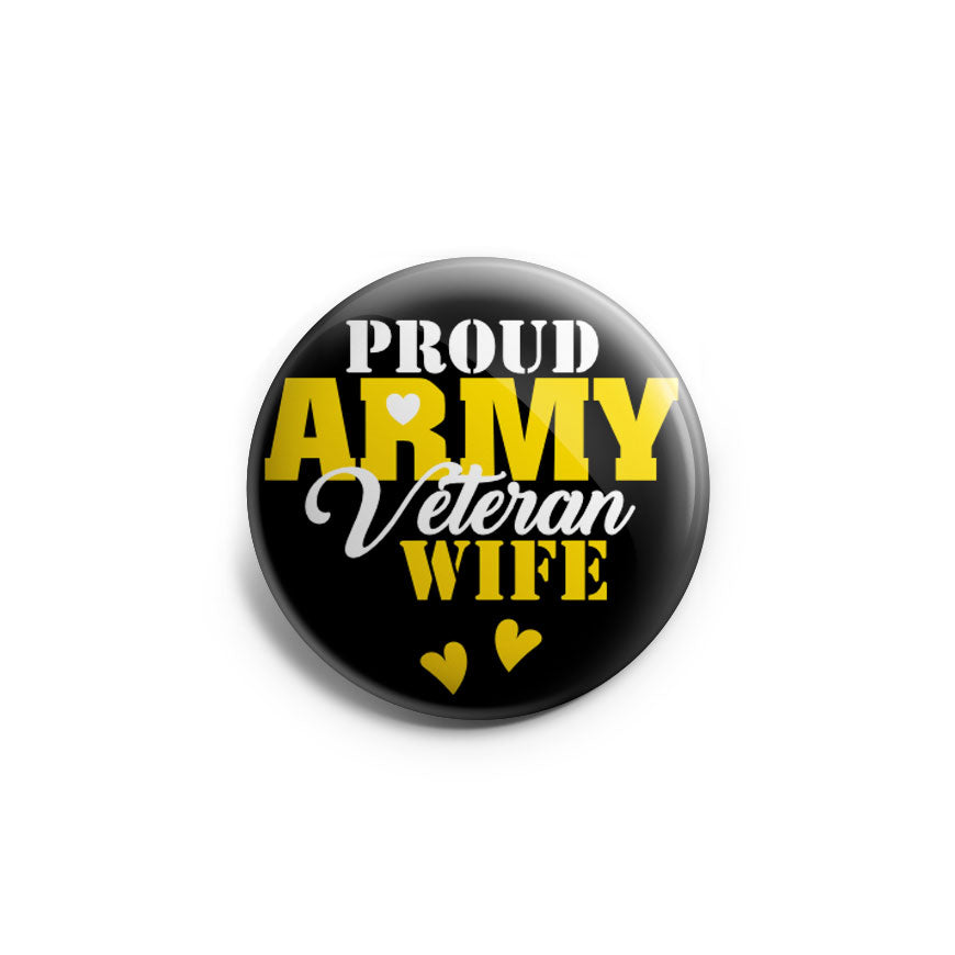 Proud Army Veteran Wife Topper - Classic Shine - Topperswap