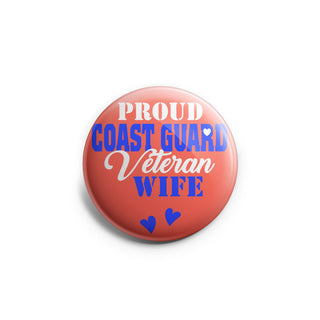 Proud Coast Guard Veteran Wife Topper