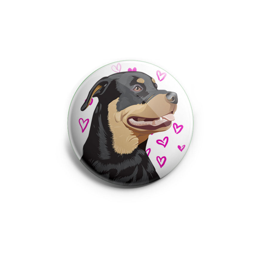 Adorable Rottweiler Topper - Classic Shine - Topperswap