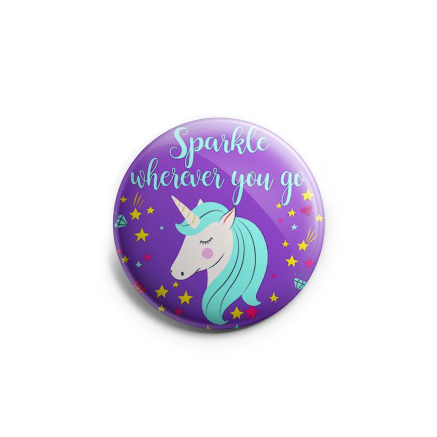 Sparkle Wherever You Go Unicorn Topper - Classic Shine - Topperswap