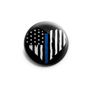 Thin Blue Line Heart Topper - Vault