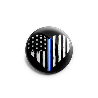 Thin White Line HEART Topper
