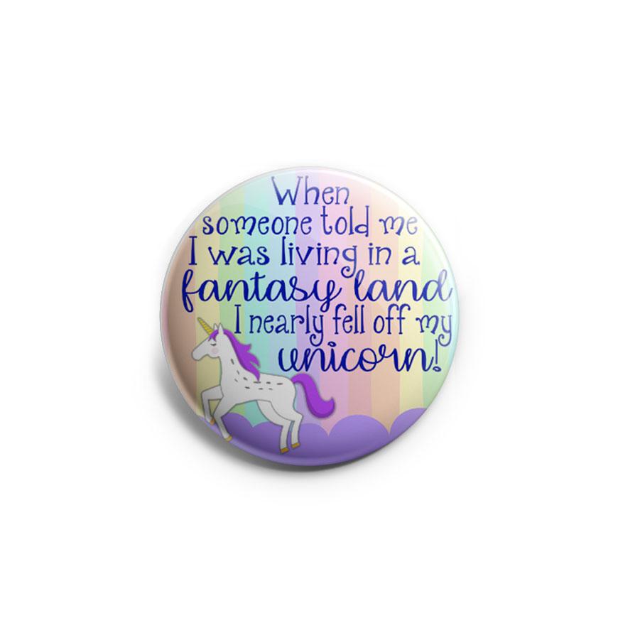 Fantasy Land Unicorn Quote Topper - Classic Shine - Topperswap