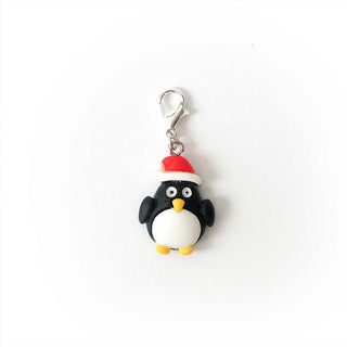 Petite Penguin Charm Badge Reel Add-on