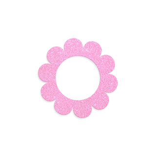 Sparkly Pink Flower Swapfinity Swapper Frame