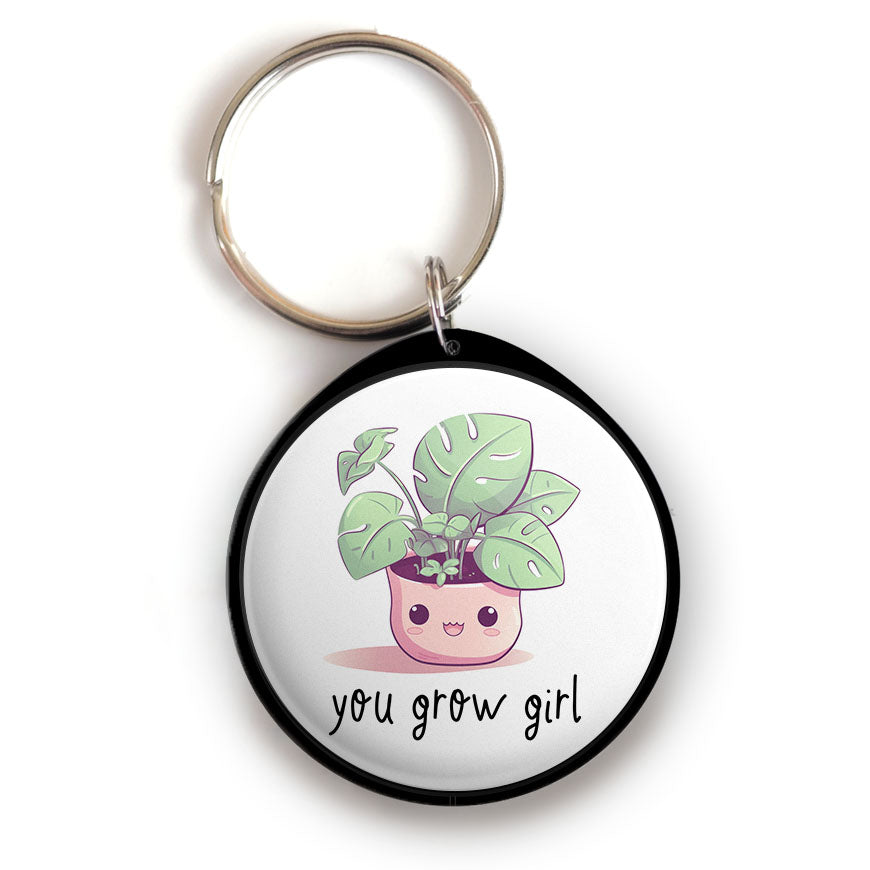 Grow Girl ID Badge Reel • Garden Vegetable Badge Holder • Swapfinity -  Topperswap