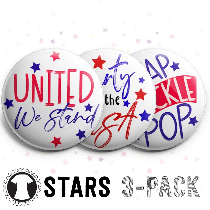 USA Stars 3-Pack (Save 5%) -  - Topperswap