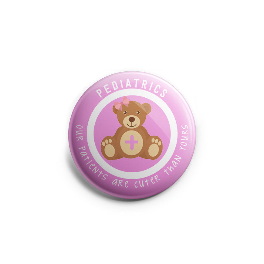 Pediatric Pink Teddy Bear Topper -  - Topperswap