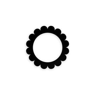 Black Flower Petals Swapfinity Swapper Frame