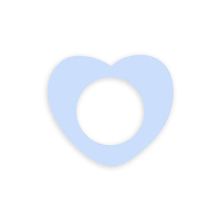Pastel Blue Heart Swapfinity Swapper Frame