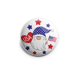 Gnome USA Heart Topper