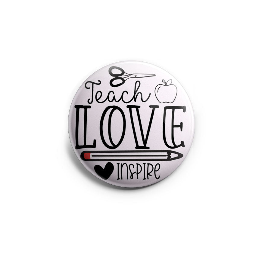 Teach Love Inspire Topper - Classic Shine - Topperswap