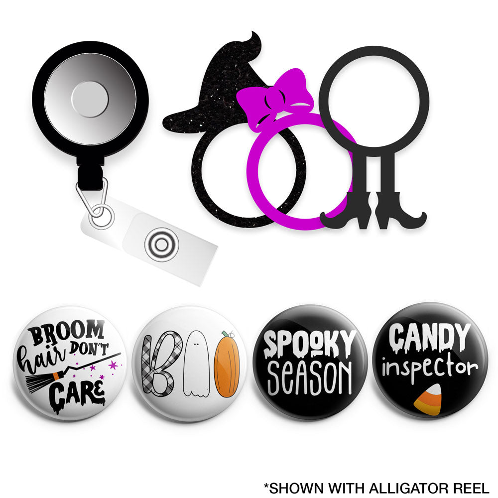 Witches’ Brew Starter Bundle (Save 10%) • Witch Halloween Retractable Magnetic ID Badge Reel, ID Holder • Swapfinity -  - Topperswap